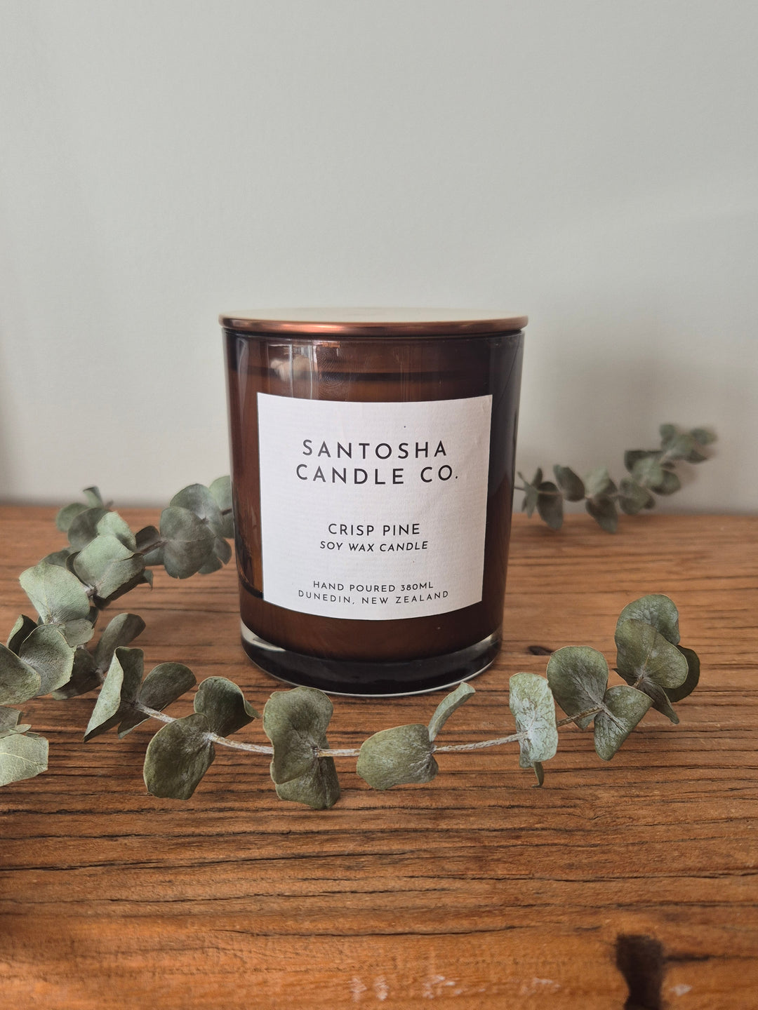 Santosha Large Pine Candle