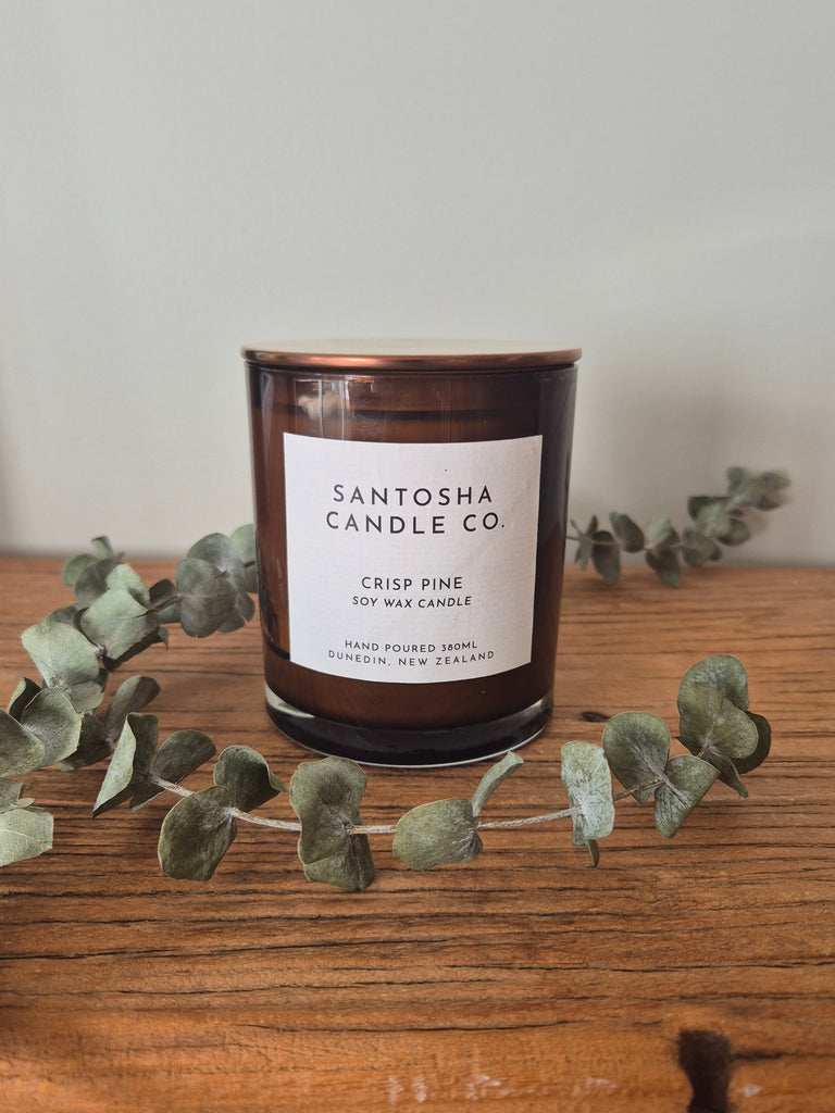 Santosha Large Pine Candle