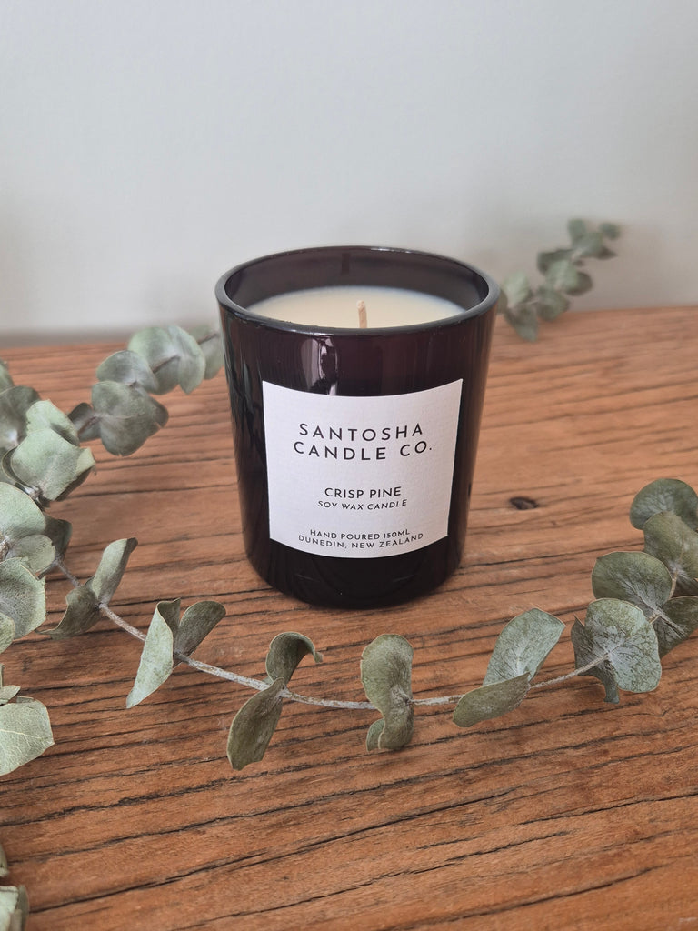 Santosha Small Pine Candle