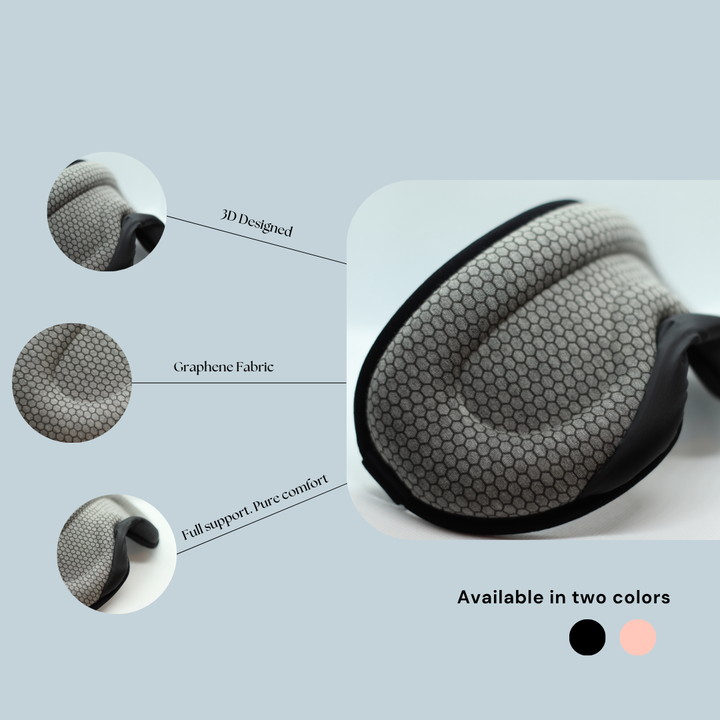 Infinity Sleep - 3D Black Graphene Sleep Mask