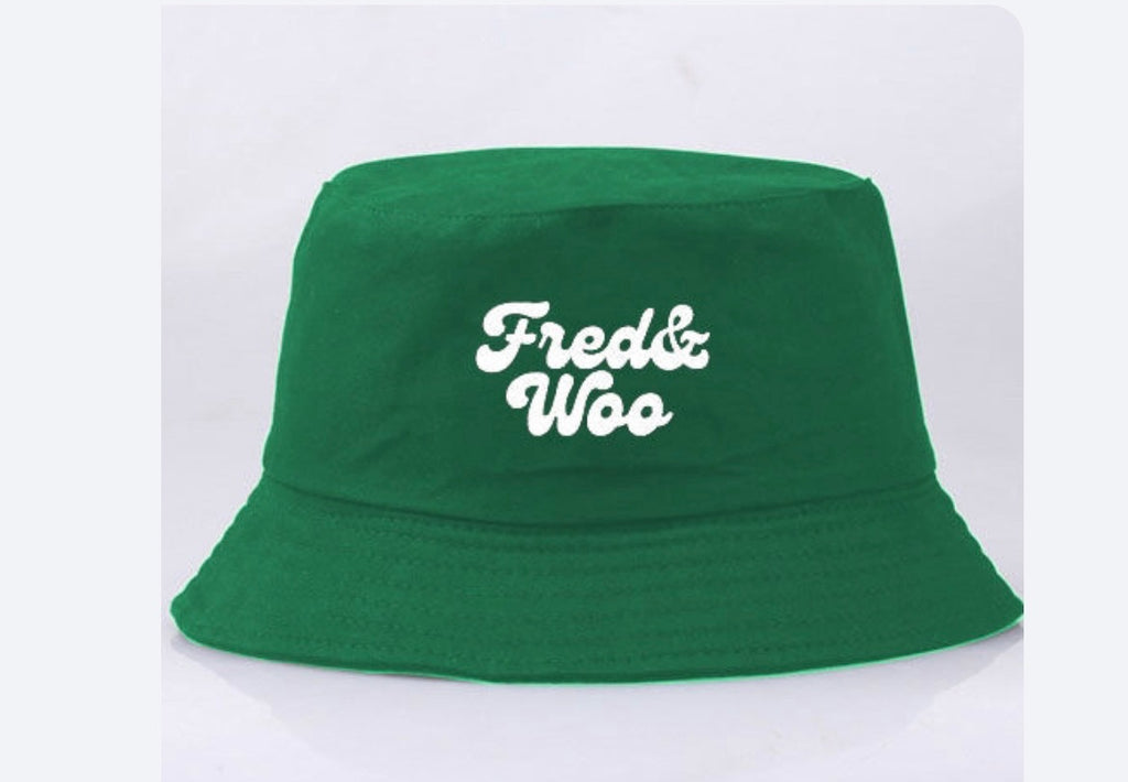 Fred & Woo Bucket Hat - Green or Blue