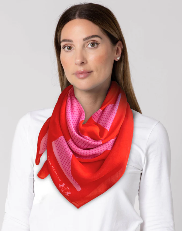 Dark Hampton - THE HAVE HEART 2025 Limited Edition Scarf - Pink Ribbon