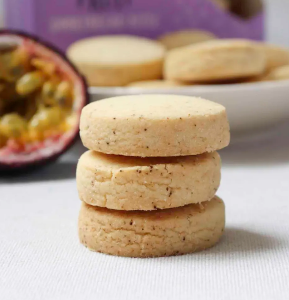 Shortbread Passionfruit Cookie Bites 125g