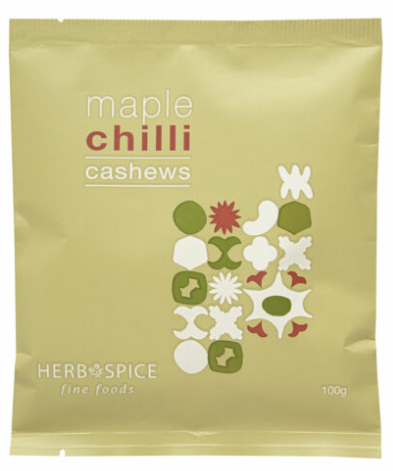Maple Chilli Cashews