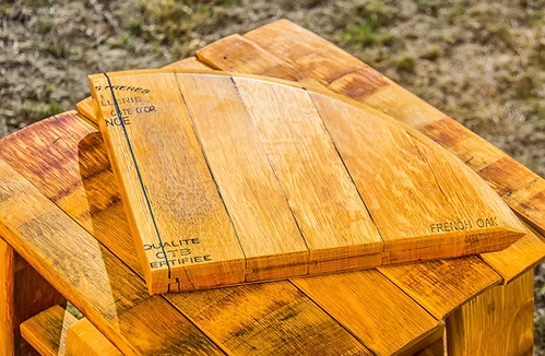 Wine Barrel Oak Cheese Wedge