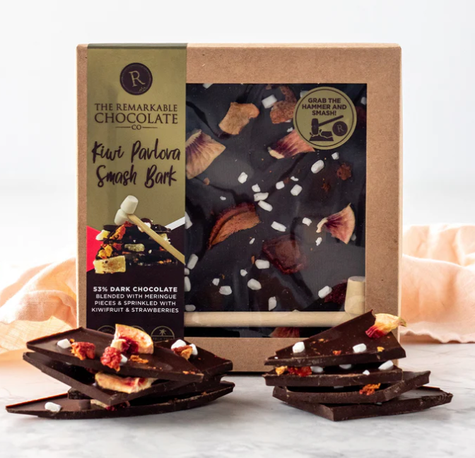 Kiwi Pavlova Smash Bark