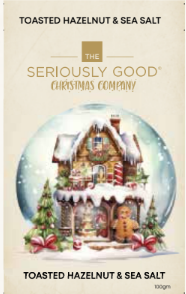 Seriously Good Choc Co. Toasted hazelnut &amp; sea salt Chocolate Tablet