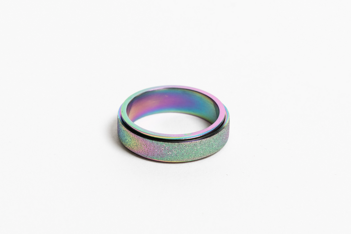 Rainbow Fidgit ring