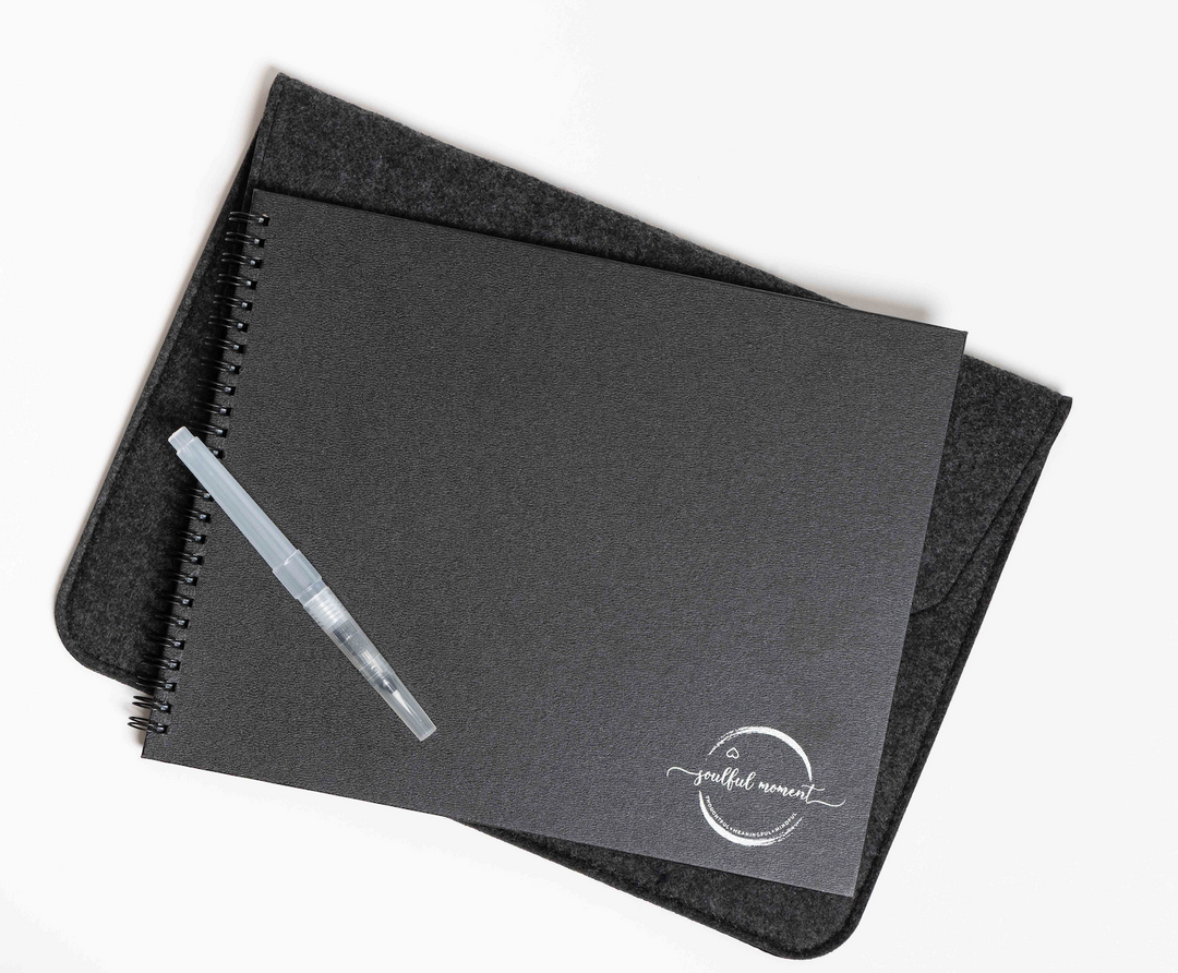 Water Journal with Felt Folder