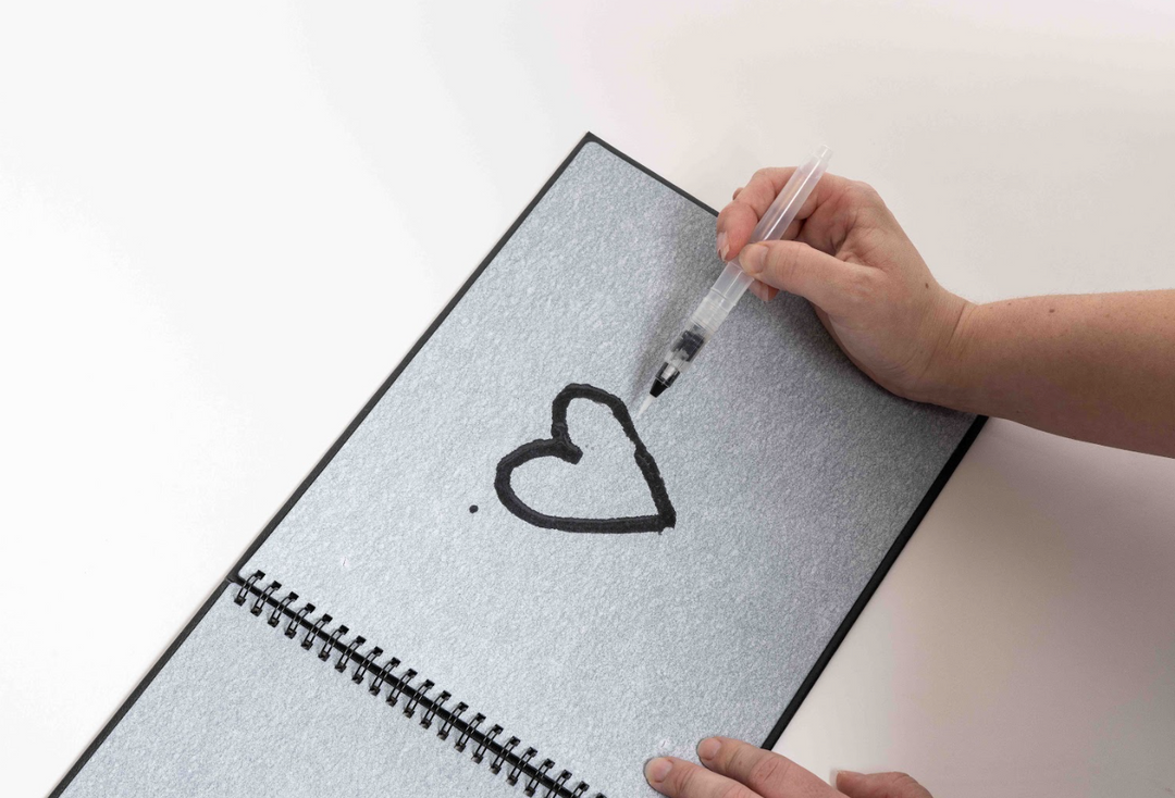 Water Journal with Felt Folder