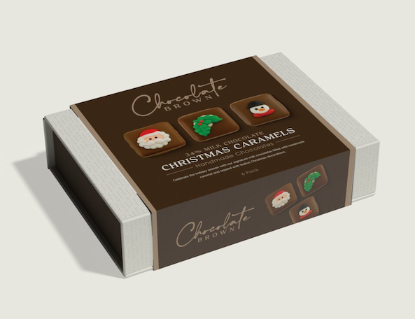CARAMELS 6PK CHRISTMAS 53% DARK