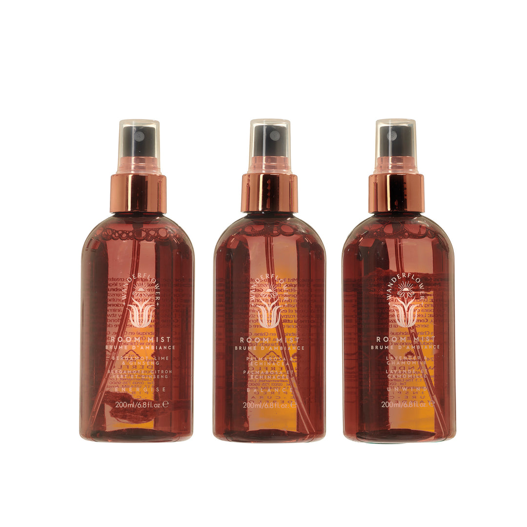 Mood Enhancing Set of 3 Room Mists