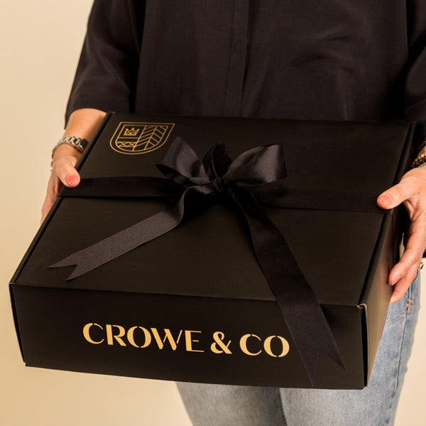 Gift Box Inc Tissue, Ribbon, Feather & Card
