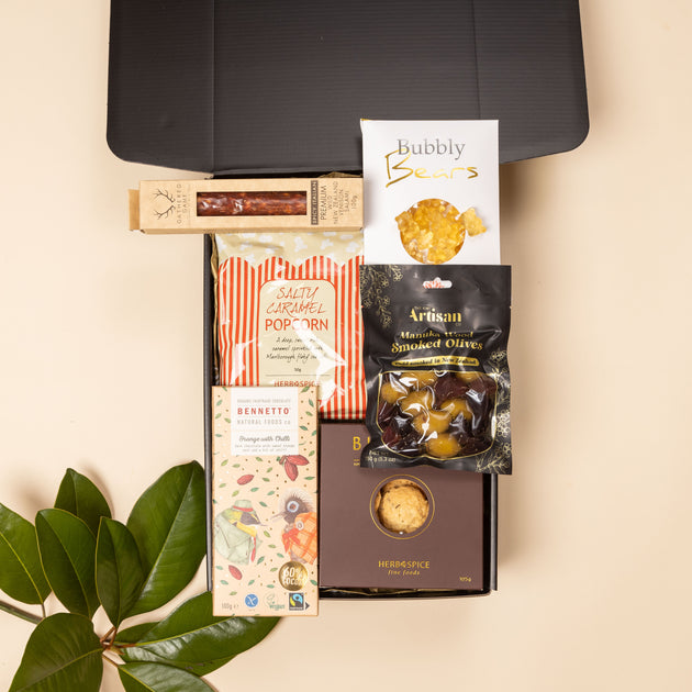 NIBBLES Food Based Gift Box NZ Crowe & Co Crowe & Co Gifts