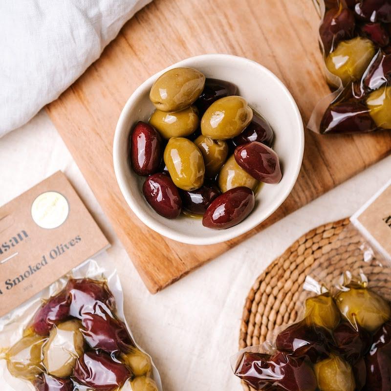 Truffle infused olives