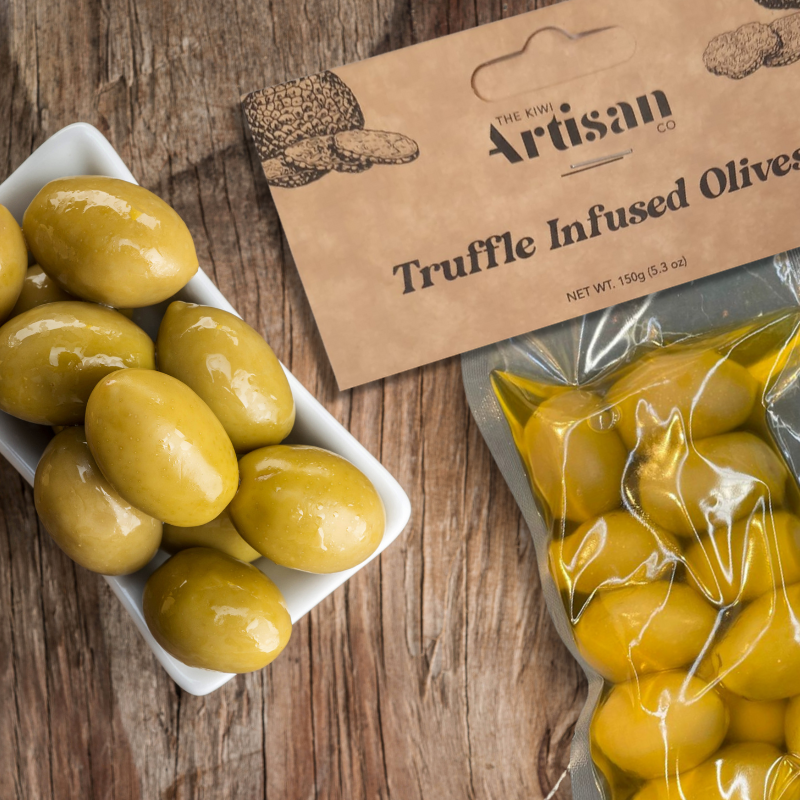 Truffle infused olives