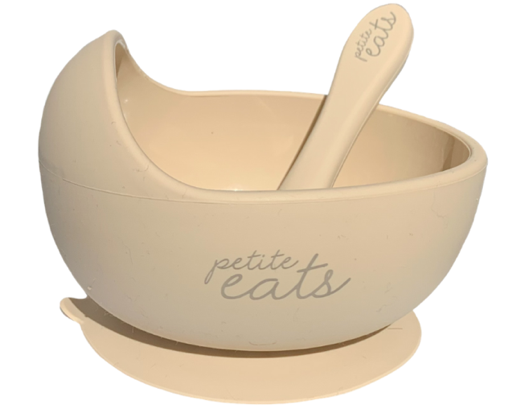 Petite Eats Silicon Suction Bowl & Spoon Set