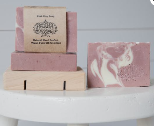 Panna Soap - Pink or Charcoal