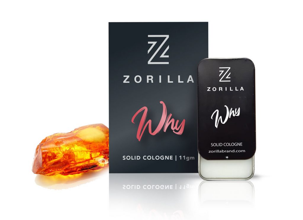 Zorilla - Solid Cologne for men - 2 scent options